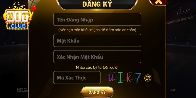Đăng Ký hitclub 2 Các bước đăng ký Hitclub tối ưu mà người chơi đơn giản