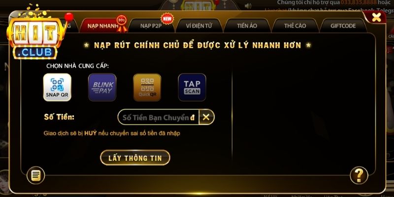 Nạp Rút Tiền hitclub 1 Tổng hợp những phương thức nạp rút tiền Hitclub